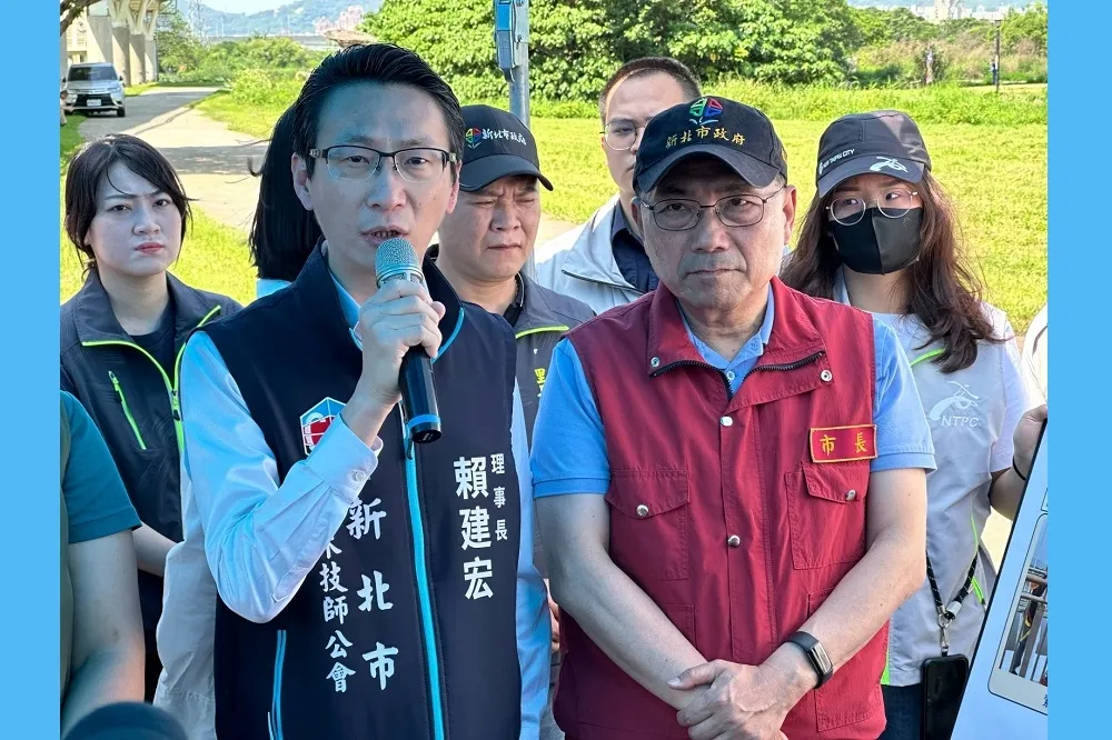 新北新月橋震後封閉檢測　侯友宜視察：橋梁及人員安全為優先考量