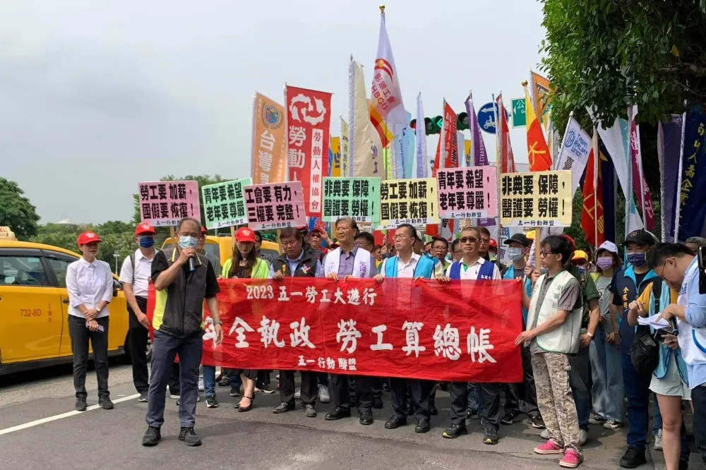 【懶人包】五一勞動節台北市「2場遊行抗議」　凱道及濟南路周邊交管時間、範圍一次看懂