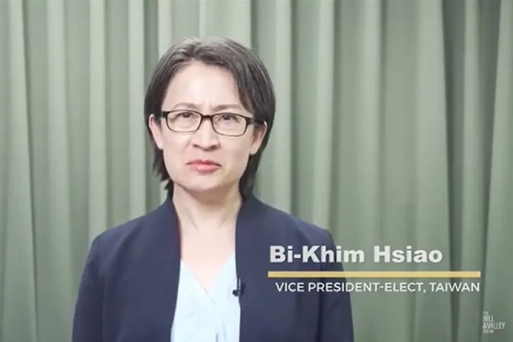 【有片】蕭美琴錄影現身華府國安論壇　籲台灣入美國防供應鏈
