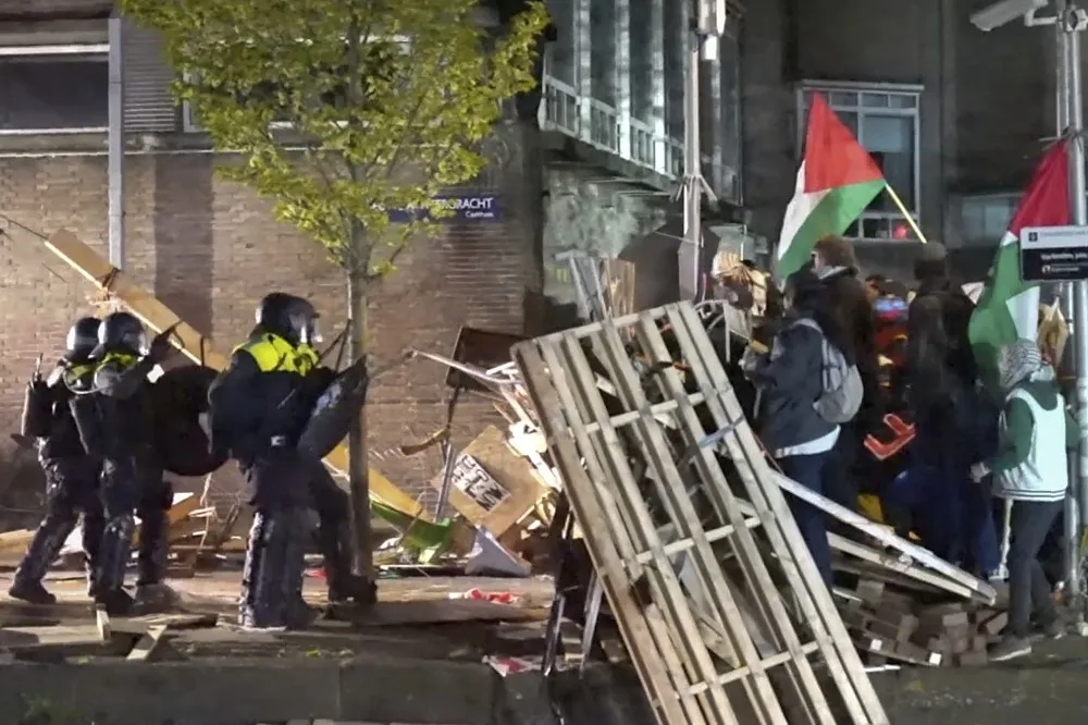 【有片】挺巴學潮西歐遍地開花　荷德法瑞奧爆示威衝突