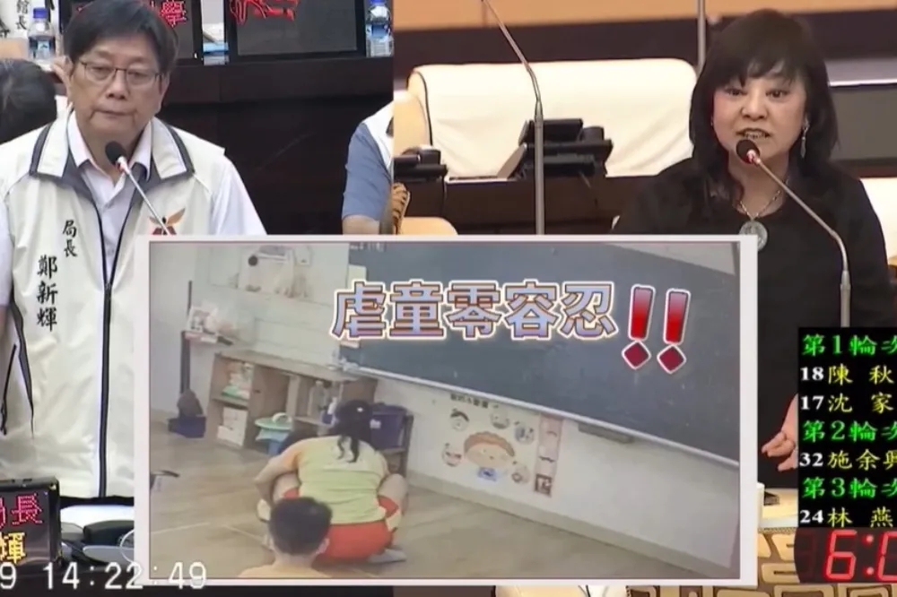 台南某幼兒園爆不當體罰　師「背對鏡頭」連巴幼兒3次頭