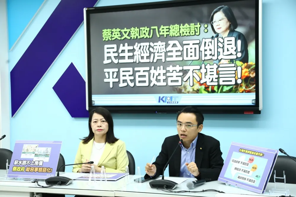 藍營批蔡英文政績「經濟倒退」　狠酸吳釗燮自封吵架王8年斷交8國