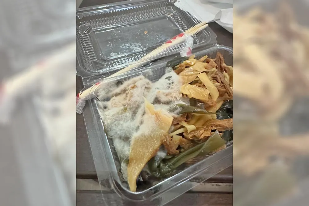超噁！點外送竟收到長菌絲小菜　Uber Eats致歉：店家已停權