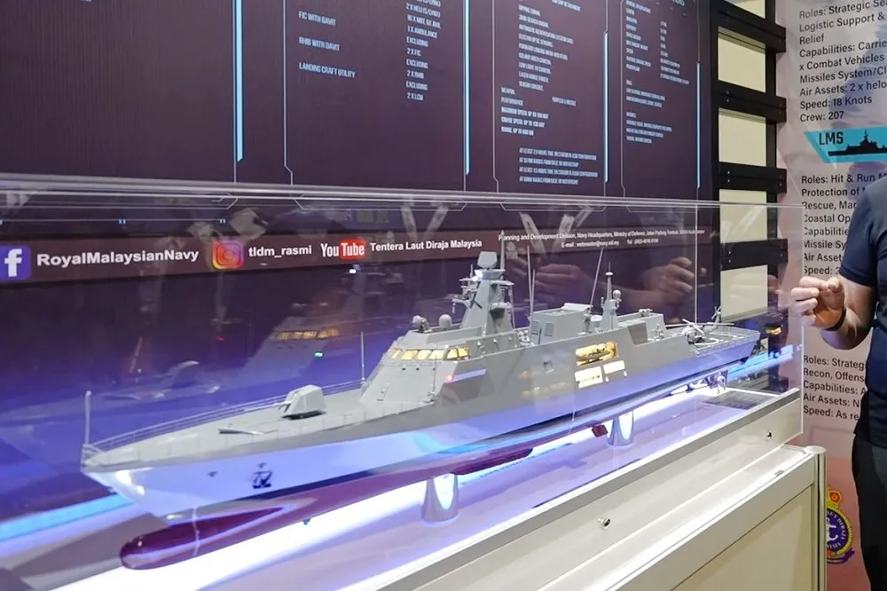 【有片】馬來西亞「濱海任務艦第二階段」規格　吉隆坡防展首度曝光