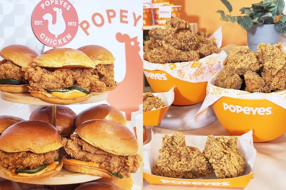 不吃牛可以吃牛油嗎？「Popeyes 炸雞」冷掉也酥脆的製作秘辛　美國主廚推薦 7 大必吃菜單、4 款台灣限定餐點亮相