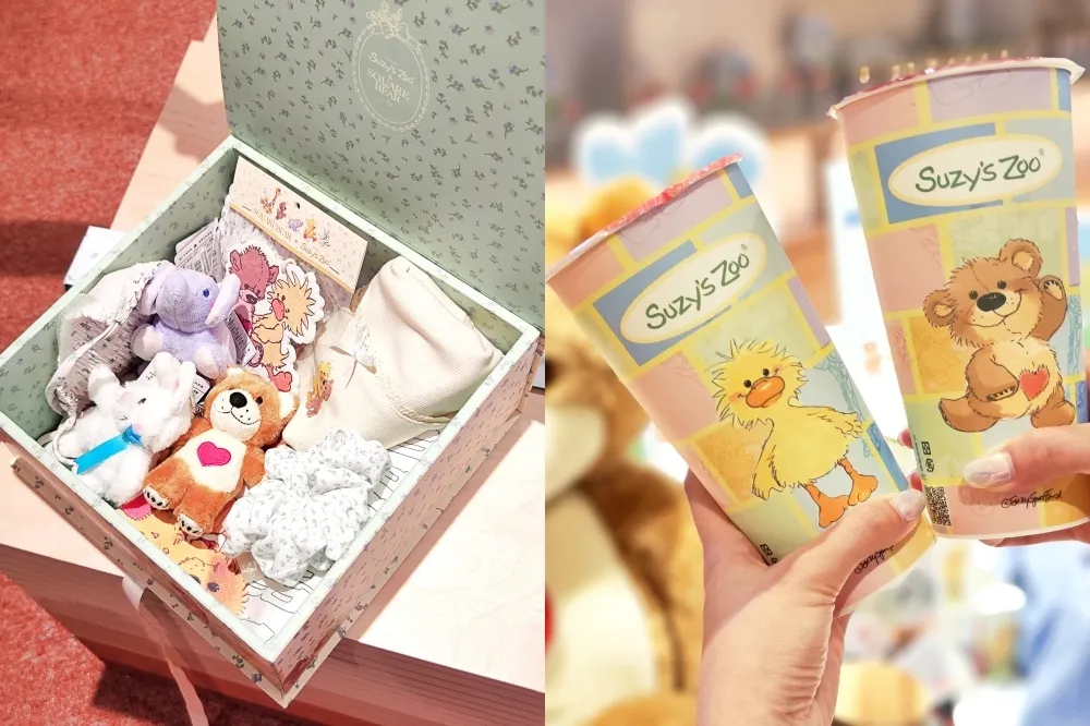 【有片】「Suzy's Zoo 蘇西的動物園」期間限定聯名進駐 UR LIVING！與袁艾菲手機殼、無尊手搖飲推限定商品