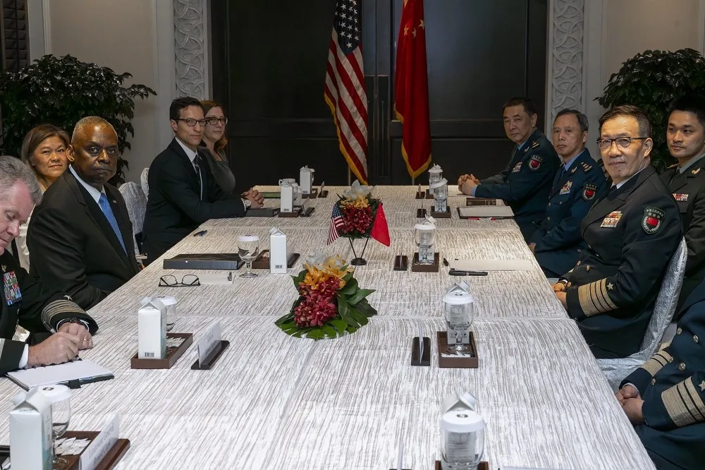 與中國防長對話　美防長奧斯汀關切解放軍環台挑釁