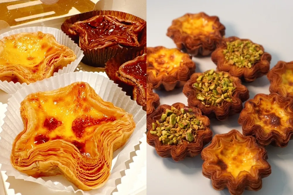 【台北千層蛋塔推薦攻略】原味奶香經典必吃！開心果、黑糖麻糬內餡超特別