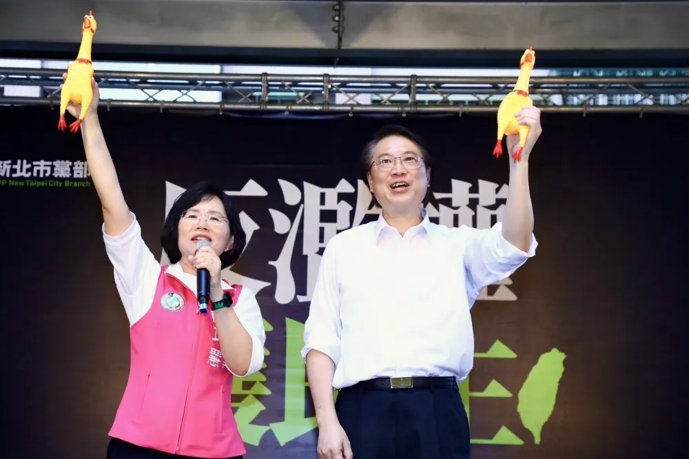 新北市長前哨站？　林右昌、蘇巧慧避談潛在競爭專攻對手黃國昌