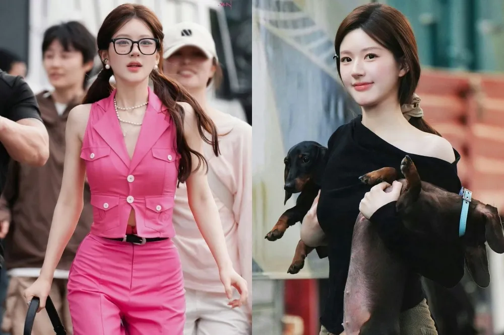 趙露思帶愛犬現身新劇片場驚恐表情包瘋傳　她親揭真相笑翻全網
