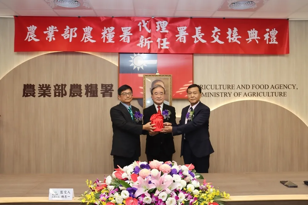 接任農糧署長　姚士源：致力確保農糧產業整體競爭力及農民收益