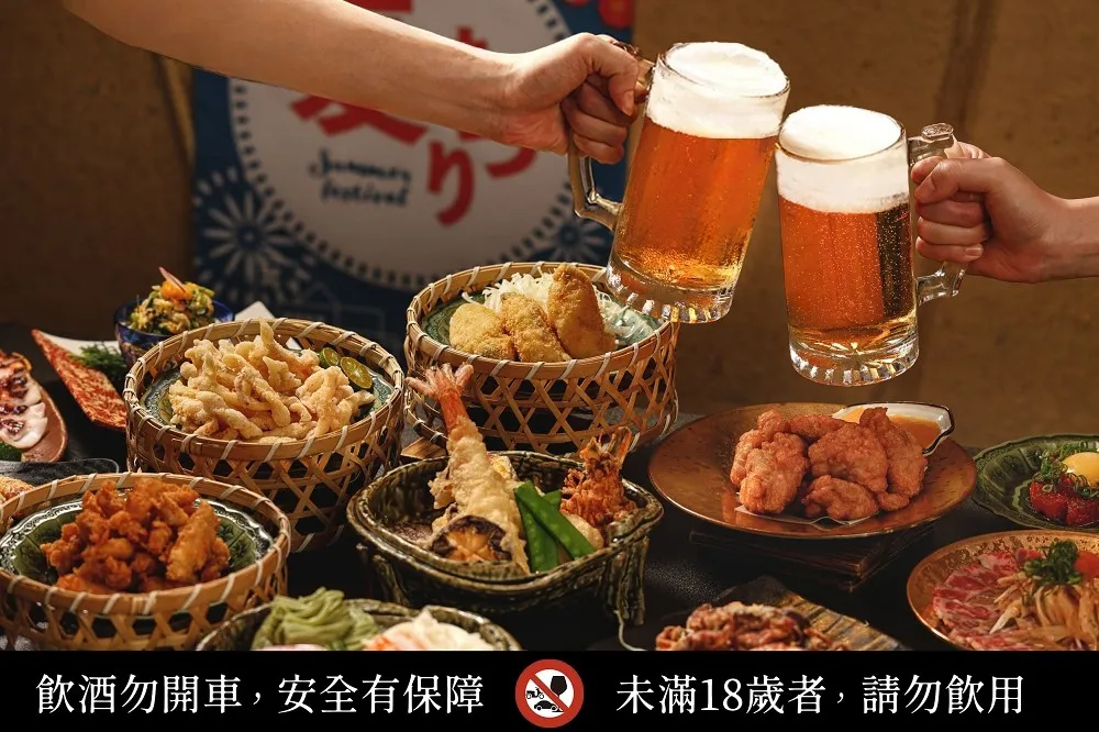 日式居酒屋進駐晶華酒店！栢麗廳吃到飽指定時段買一送一、三燔本家單點配 ASAHI 啤酒買一送一