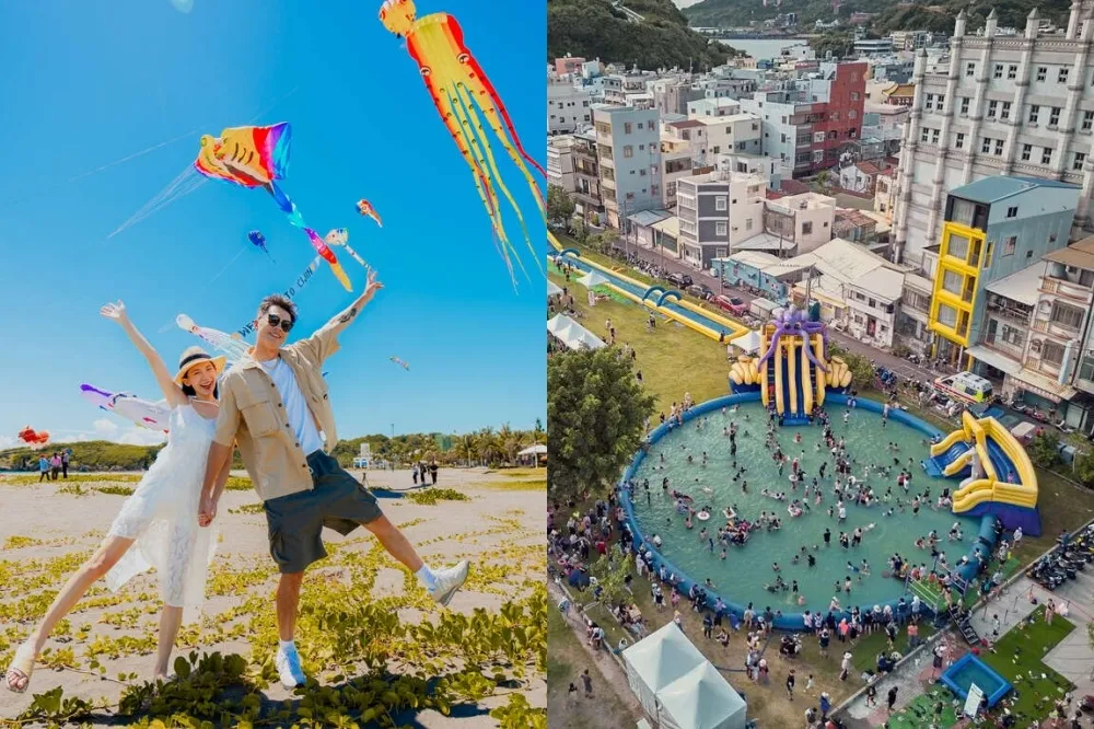 2024 旗津風箏節 8 月登場！12 米高雄熊、海洋生物飛上天　氣墊水樂園免費玩