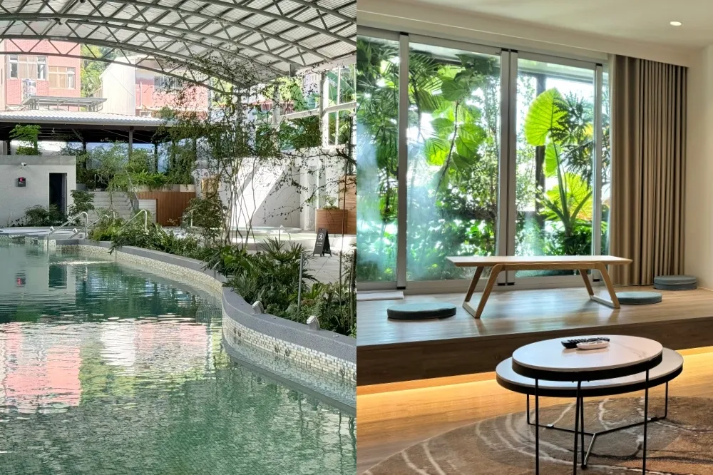 宜蘭礁溪「冠翔泉旅」植癒系溫泉飯店開箱！每房配私人浴池泡美人湯、睡到自然醒吃早午餐