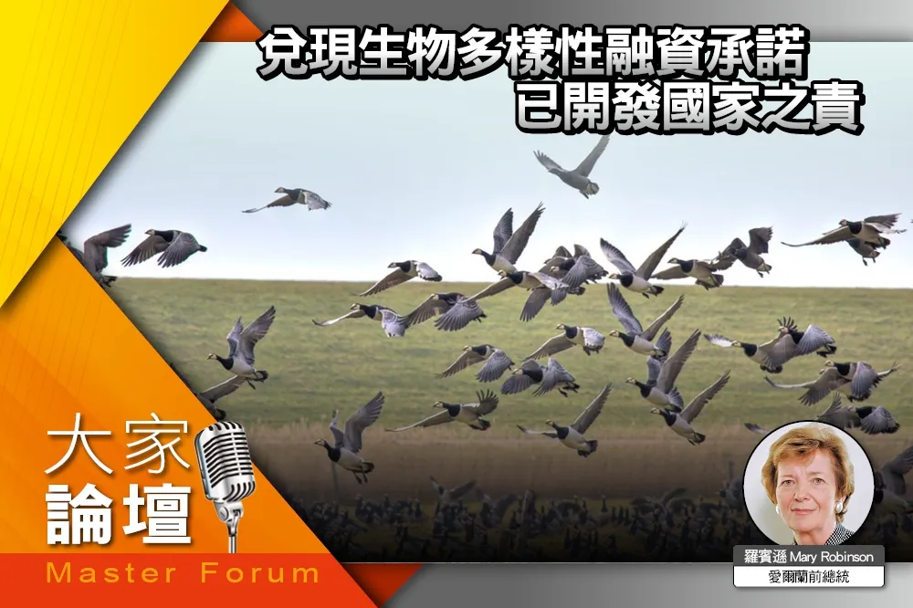 《大家論壇》環境視角：兌現生物多樣性融資承諾　已開發國家之責