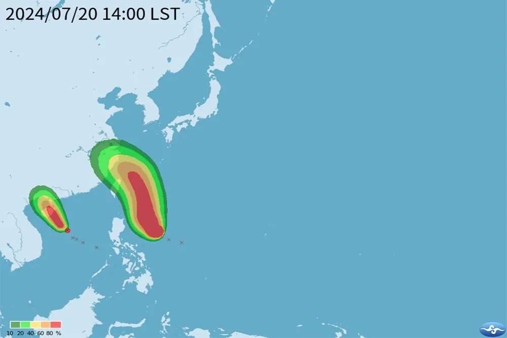 雙颱接力形成　氣象專家估這2天最接近台灣