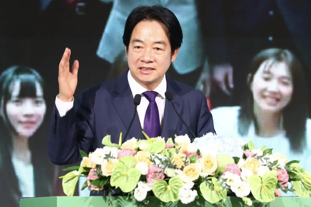 【民進黨全代會】賴清德提「民主台灣」　列3項目標勉綠打拚達成