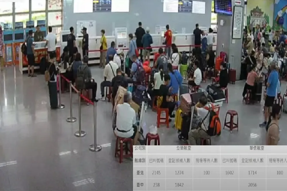 旅客不滿滯留金門機場「拿椅子」砸傷地勤　立榮航空員工提告