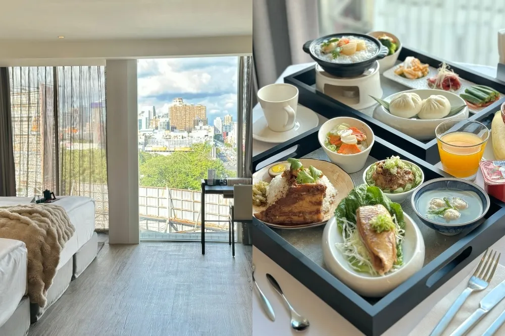【開箱片】高雄新飯店「天成逸旅」！全採寶格麗洗沐品、早餐在房內吃丹丹　每人最低 2 千有找