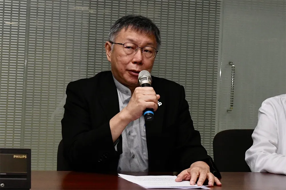 王郁文貪汙466元遭判刑　柯文哲：這是民進黨新標準？以後都比照辦理