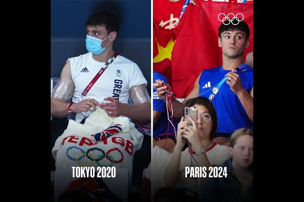 【有片】英國跳水王子奧運摘銀2天後　火速完成編織紀念品