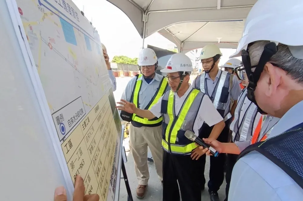 視察捷運岡山路竹延伸線　副市長林欽榮：期許建設一棒接一棒