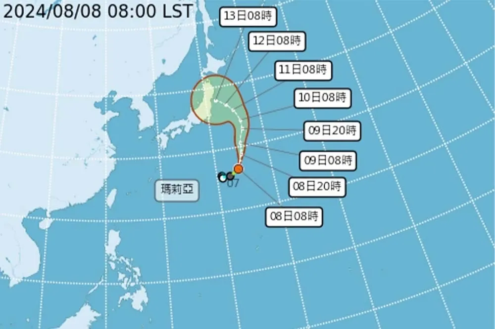 赴日旅遊注意！輕颱瑪麗亞直撲日本　對台影響機率曝