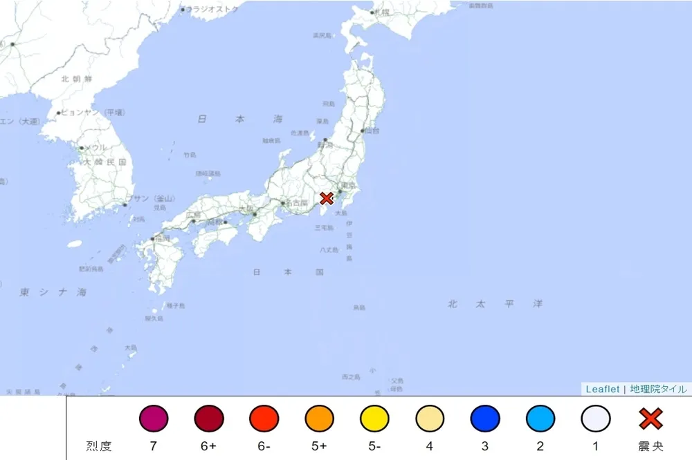才剛發布強震預警！日本神奈川縣發生規模5.3地震  