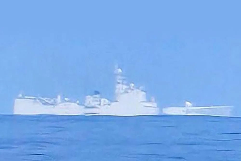 中國軍艦宜蘭附近海域現蹤　海軍康定級艦跟隨監控