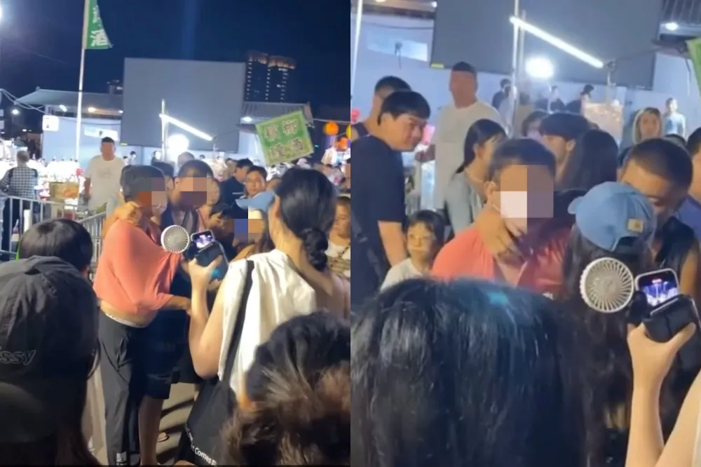 台南武聖夜市爆偷拍　噁男遭眾人圍逮下場慘了