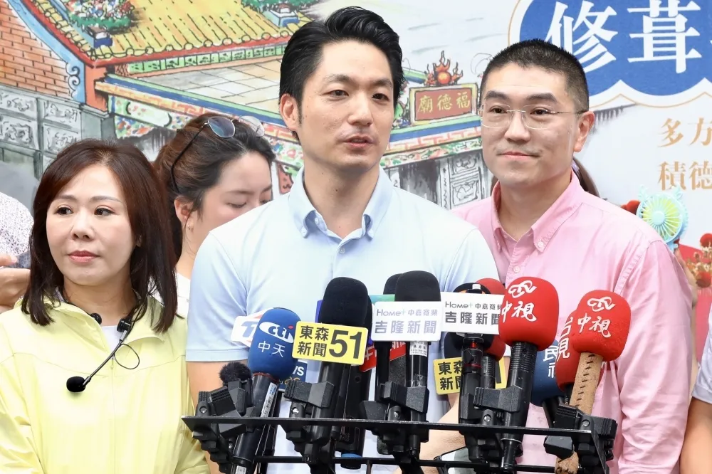 國民黨「固樑」車輪戰開打　蔣萬安赴基隆力挺謝國樑