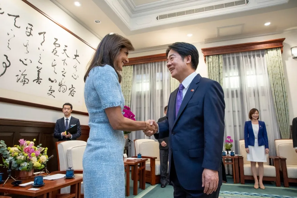 賴清德接見美駐聯合國前大使訪團　籲美台簽訂自由貿易協定