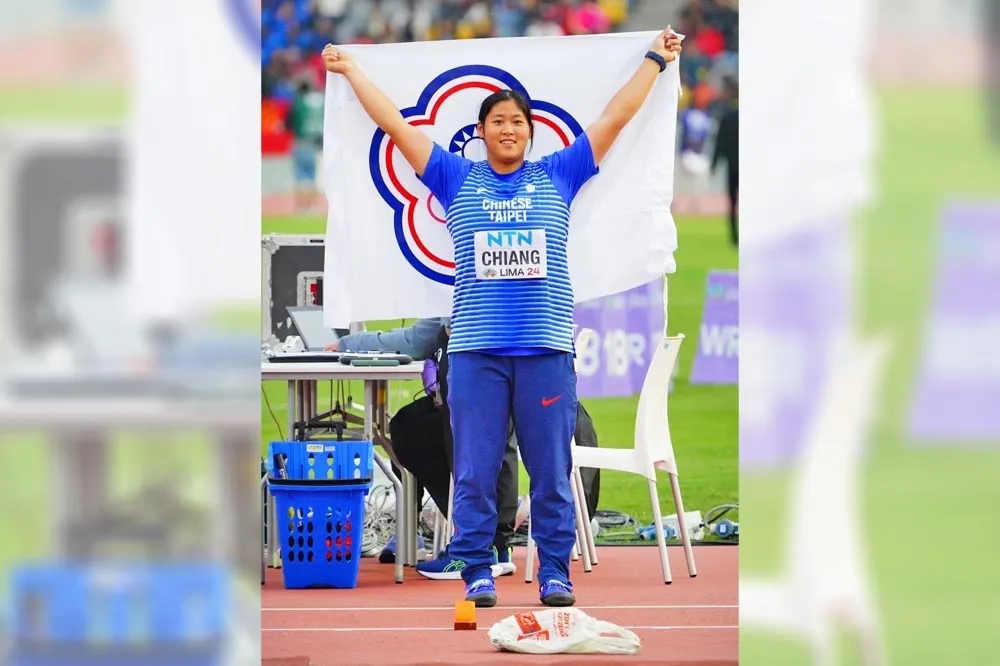 朱品薰女子標槍　 勇奪台灣首面U20世青賽銀牌寫歷史