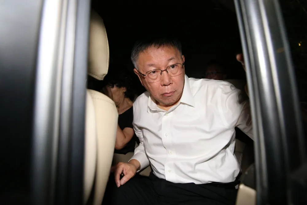 【京華城弊案】柯文哲批檢方編故事　諷司法「民進黨說你有罪就有罪」