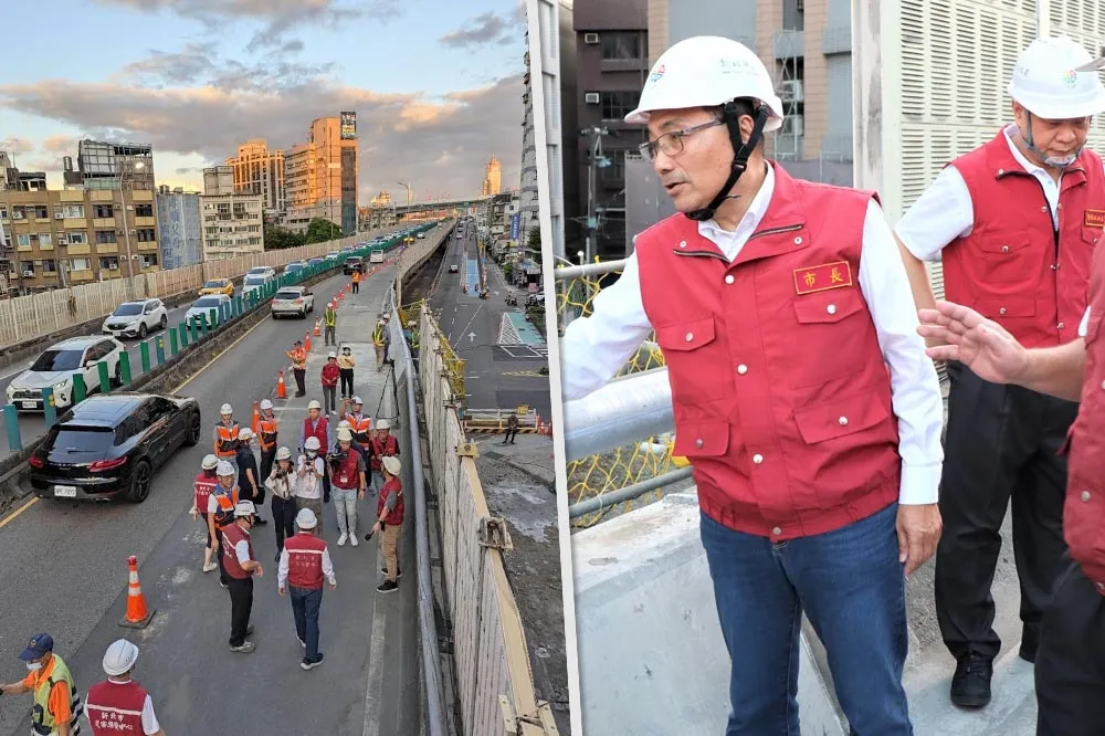 台1線中山高架搶修完成　明清晨6點恢復通車