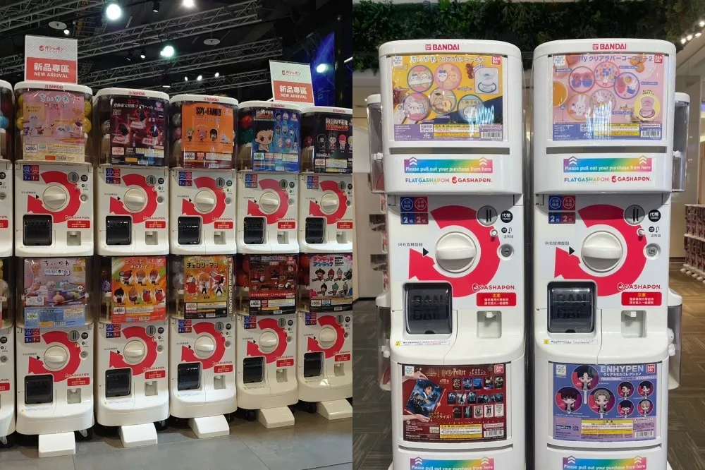 日本萬代扭蛋店插旗台灣！超過 600 台扭蛋機「最新款、巨大扭蛋」通通有