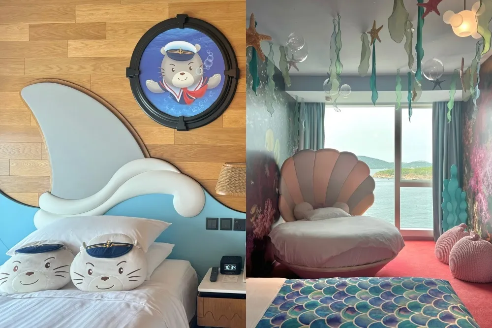 【香港海洋公園住宿推薦片】萬豪、富麗敦酒店主題房開箱！總統套房擁私人無邊際泳池
