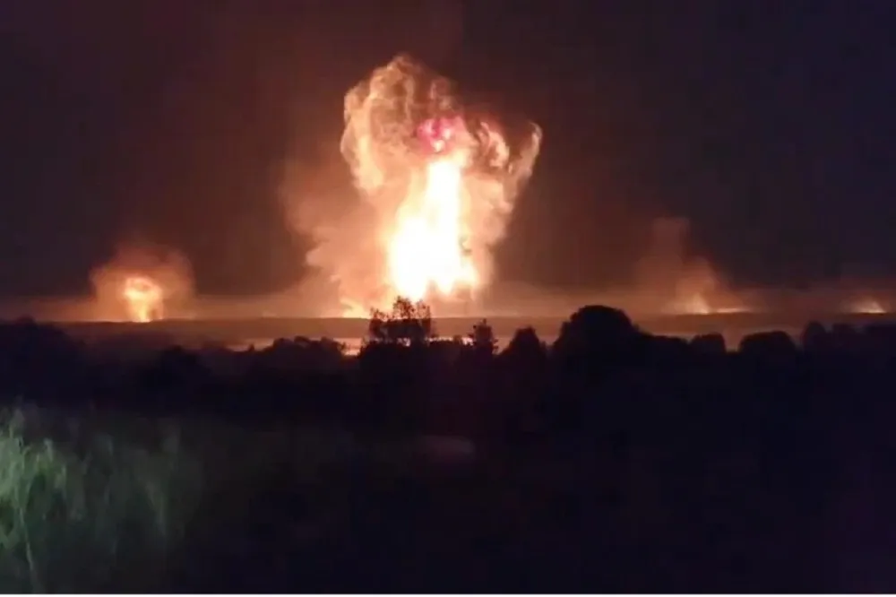 【有片】烏克蘭無人機再毀俄境內軍火庫　內藏彈藥恐等於原子彈爆炸