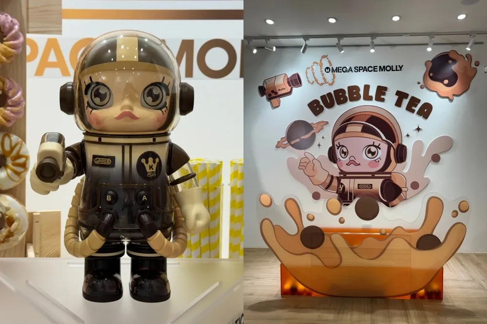泡泡瑪特台灣限定「珍奶 MOLLY」搶先開箱！西門旗艦店推快閃打卡牆、拍貼機