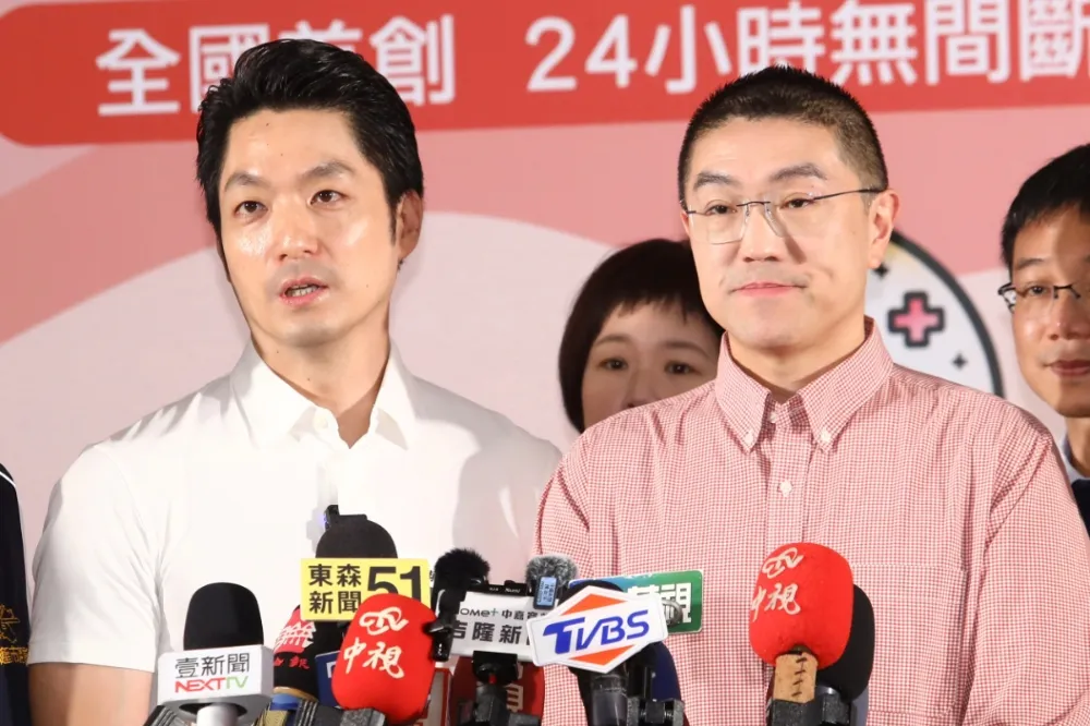 蔣萬安二度到基隆「固樑」　罷樑團體批：別來做表面功夫