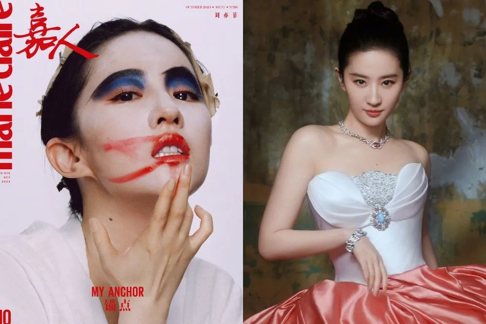 《玫瑰的故事》劉亦菲拍雜誌封面連換12造型超狂　1小時賣上萬本吸金功力驚人