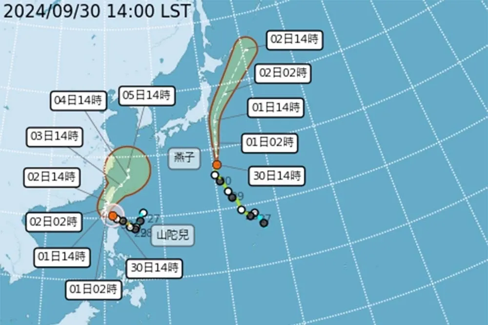 山陀兒越走越慢「恐直攻強颱」　氣象粉專估最快海陸警周四解除