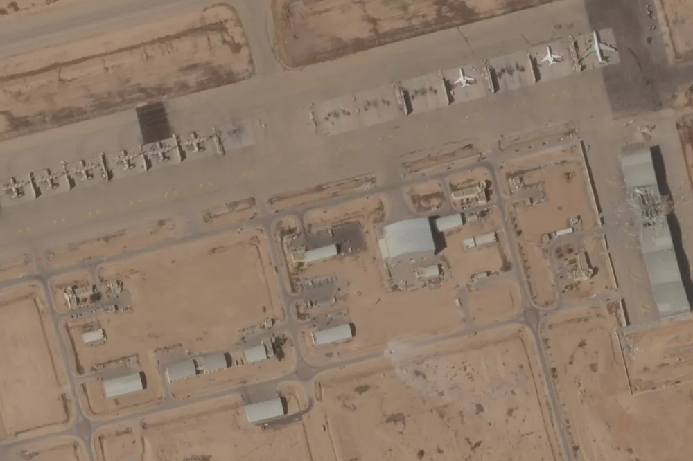衛星畫面曝光！伊朗飛彈擊中以色列F-35匿蹤戰機空軍基地