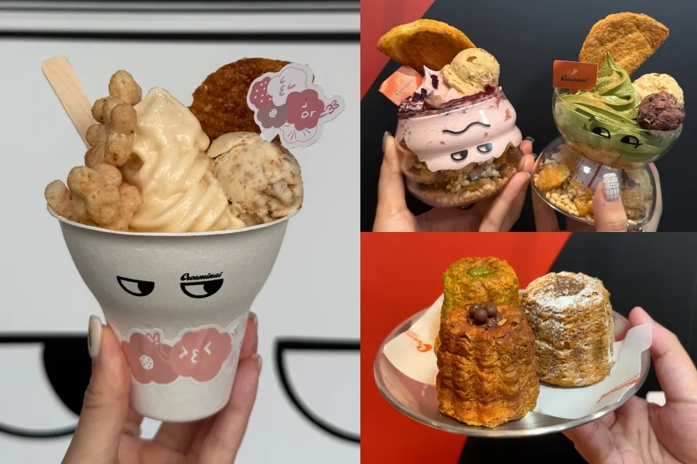 【有片】Creaminal 快閃店插旗中山！聯名二伯 hahababy 推冰淇淋、限定新口味冰風暴與周邊登場