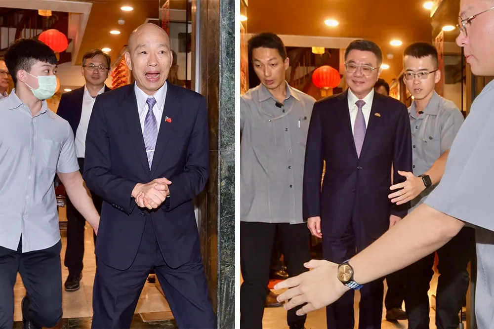 吃了「和解飯」仍未和解！藍白批行政院沒誠意　韓國瑜、卓榮泰快步離開