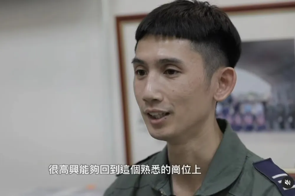 幻象失事飛官獲救1個月後復飛　謝沛勳：很高興回到熟悉崗位