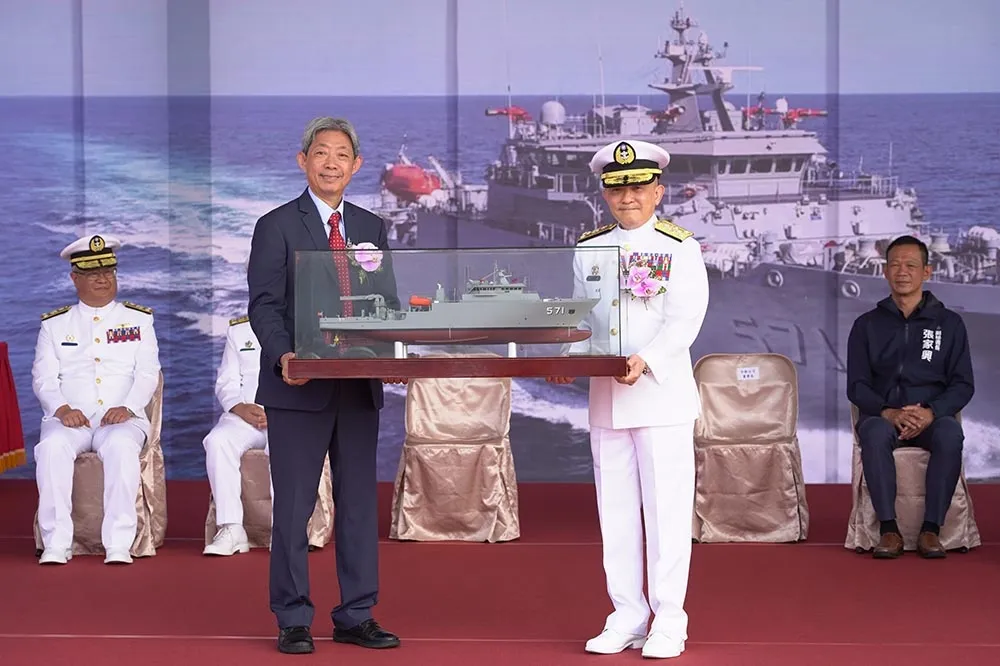 【國艦國造】海軍「大武軍艦」交船典禮　提升海上救難能力