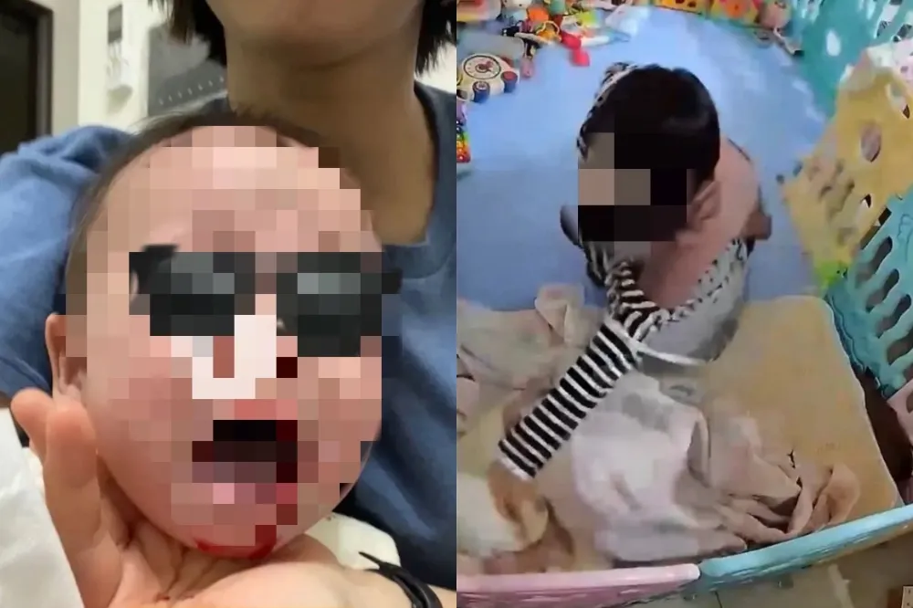 高雄未滿1歲男嬰遭虐滿嘴是血　保母自顧滑手機搶買周杰倫演唱會票     