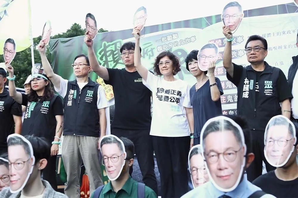 小草去哪了？民眾黨號召僅6千人上街　吳靜怡：搞什麼鬼都沒用