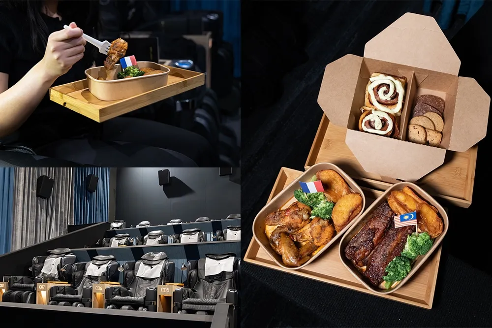 饗賓集團美食端進這 2 家新光影城！「躺床看電影＋美食套餐」雙人票價 1800 元　美式烤肋排、肉桂捲必吃